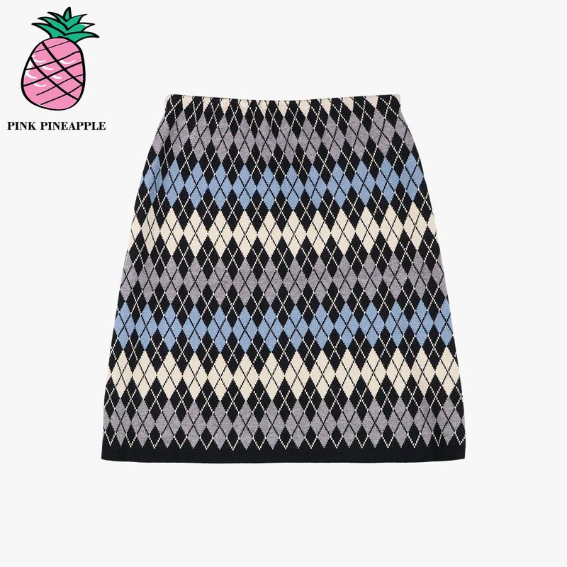 ARGYLE MINI SKIRT