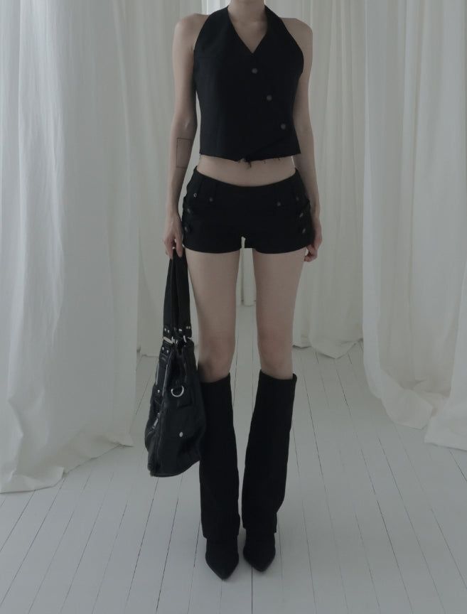 Tevin Antique Halter Vest