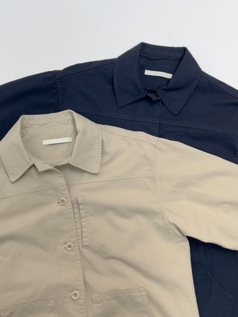 Betty Cotton Work Half Jacket