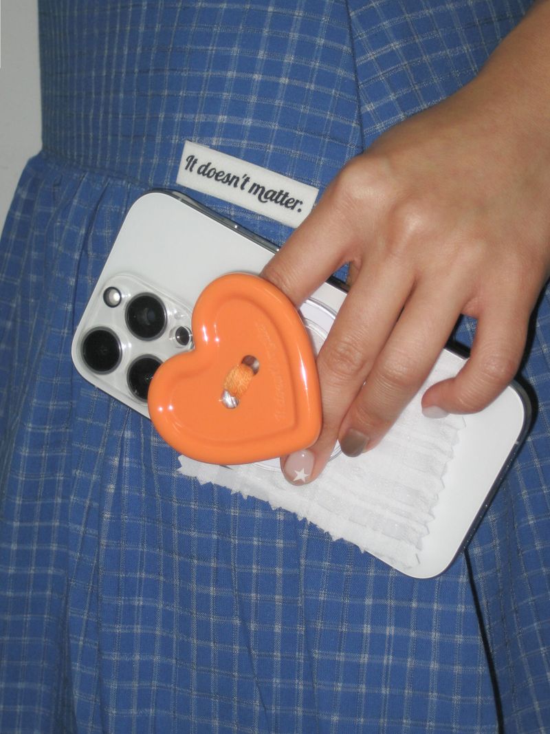 [Formica] Orange Choco Button tok, Basic