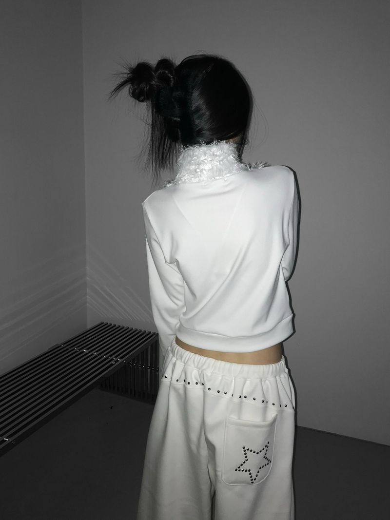 plumage zip-up (2 color)