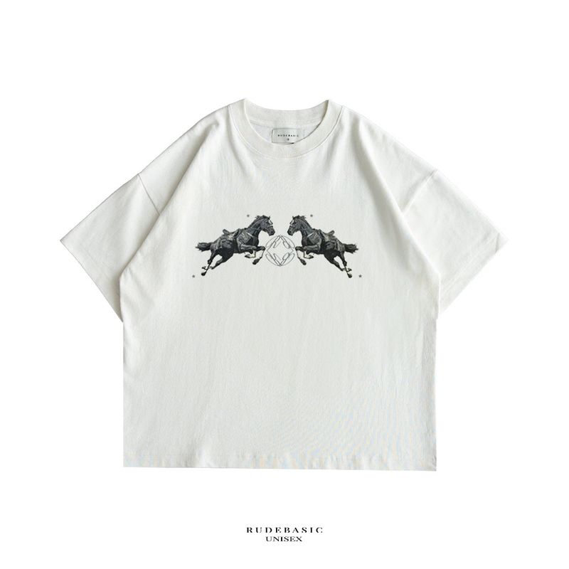 Rudebasic（ルードベーシック）の「BW Horse Tiny Tee（Tops）」
