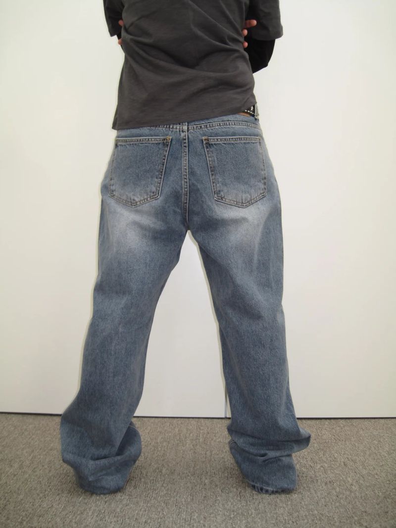 589 Asymmetric Damaged Pants