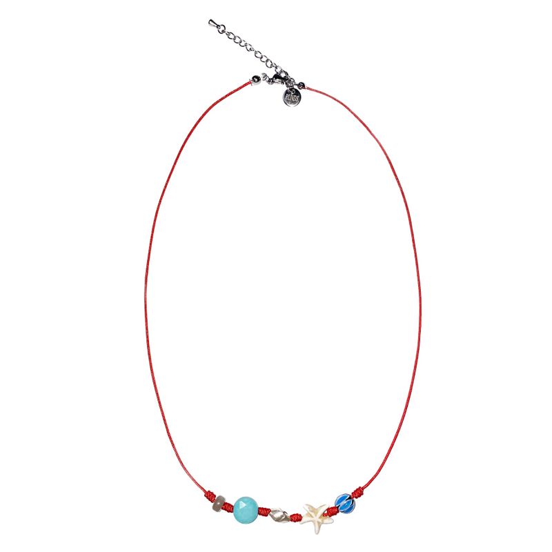 RUNDS(ランド)の「red gemstone necklace(Accessories)」