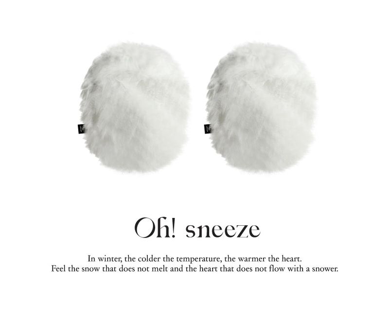 fluffy fur case_ white