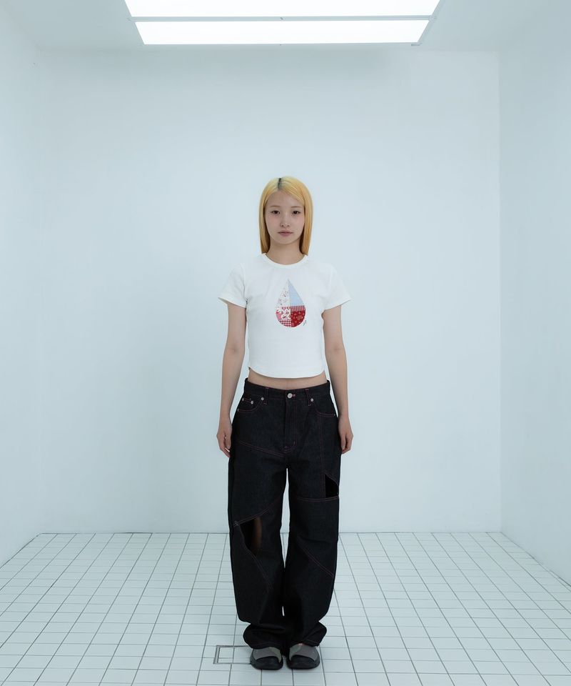 OS Hole Denim Pants