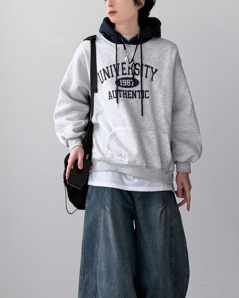 Eyes Two-Tone Over Hoodie