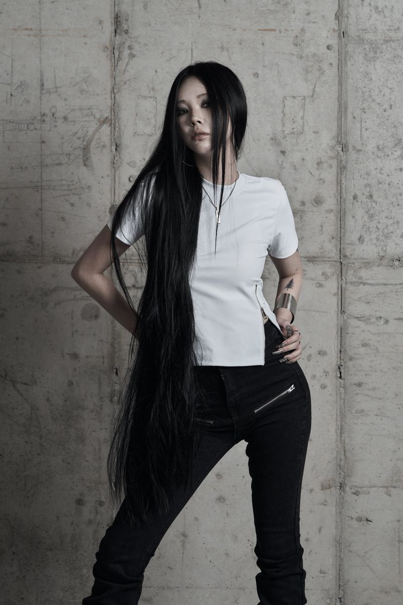 [label] sculptural Jersey zipper top WHITE