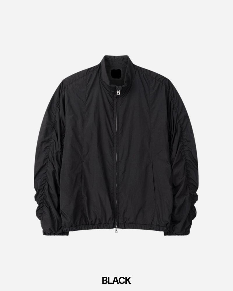 Lesson Shirring Wind Jacket