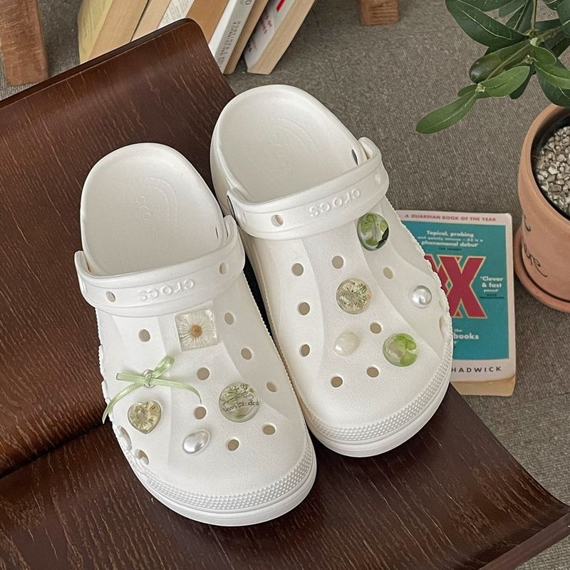 [made]vintage floural ver resin shoes charm set 