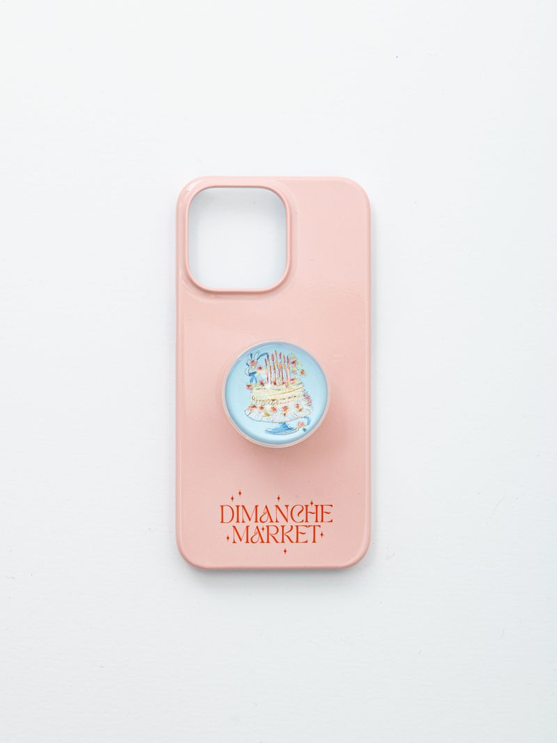 Pink Dimanche Logo Case