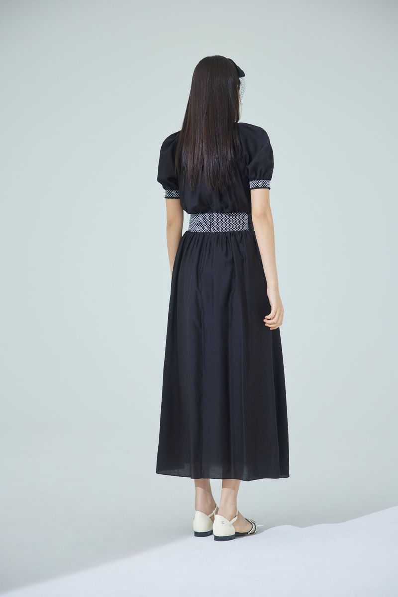 NO.4 DRESS - BLACK