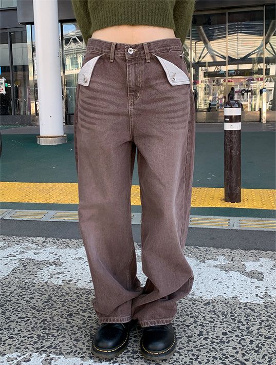 RETRO POCKET POINT JEANS (3C)