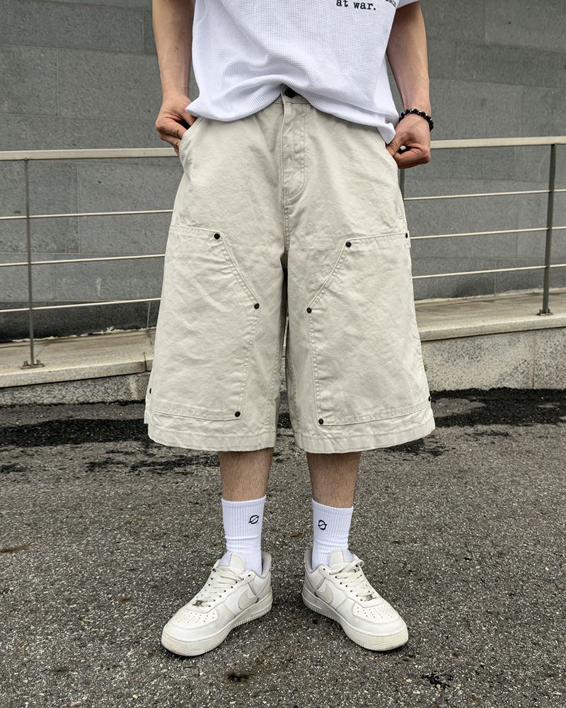 Carbon Double Knee Bermuda Pants