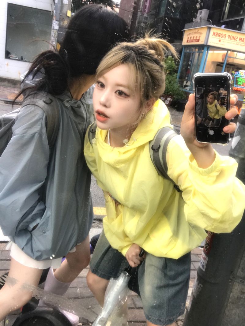 Summer Brick Hood Windbreaker