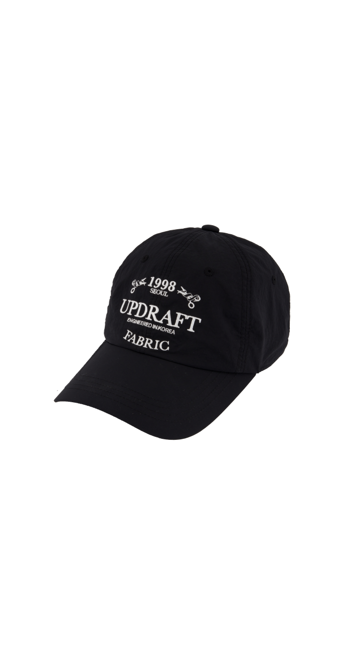 UPDRAFT（アップドラフト）の「[UPDRAFT] EMBROIDERY NYLON CAP BLACK（Hats）」