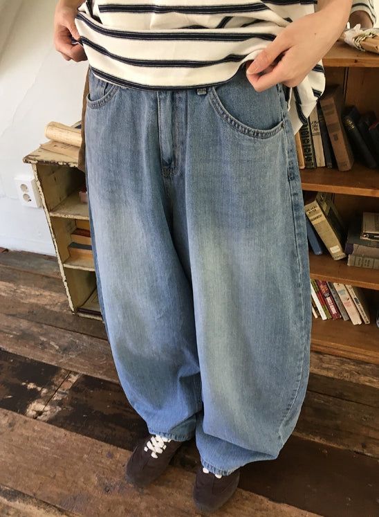 BAON（バオン）の「Obe wide denim pants（Pants）」