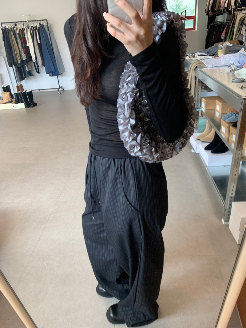 Foy Stripe Slacks(2color)