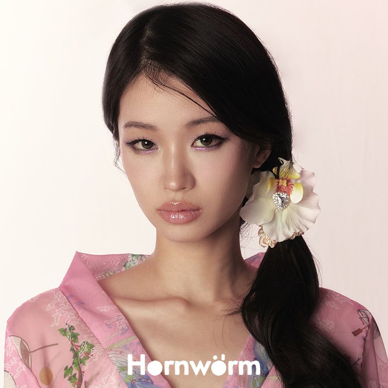 Hornworm（チョウチョウホーンワーム）の「Handmade delicate Phalaenopsis hair ties（Hair Accessories）」