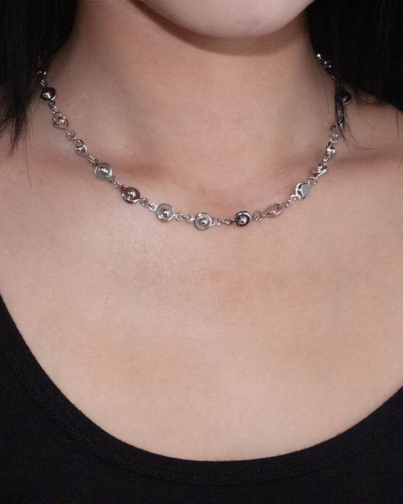 POKKI（ポッキ）の「[MADE]   silver open close necklace（Accessories）」