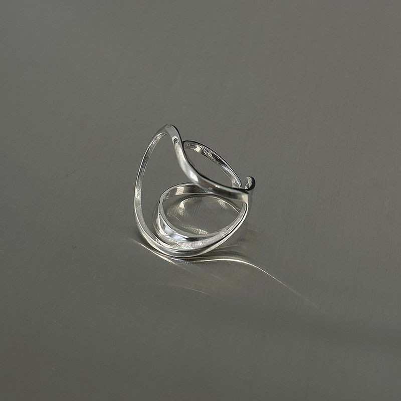 [925silver] Out frame ring
