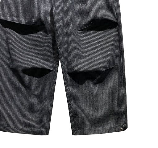 Pay wide pintuck striped denim