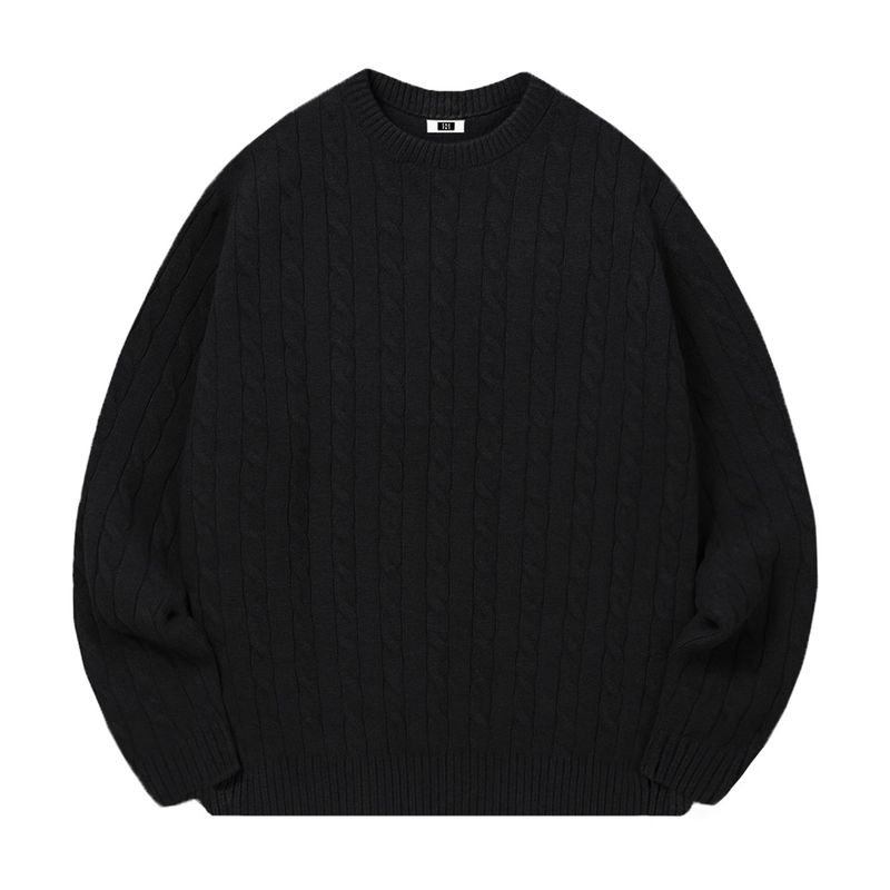 RANDOMOFF（ランダムオフ）の「[Unisex] RÉSERVE CABLE OVER FIT KNIT [BLACK]（Tops）」
