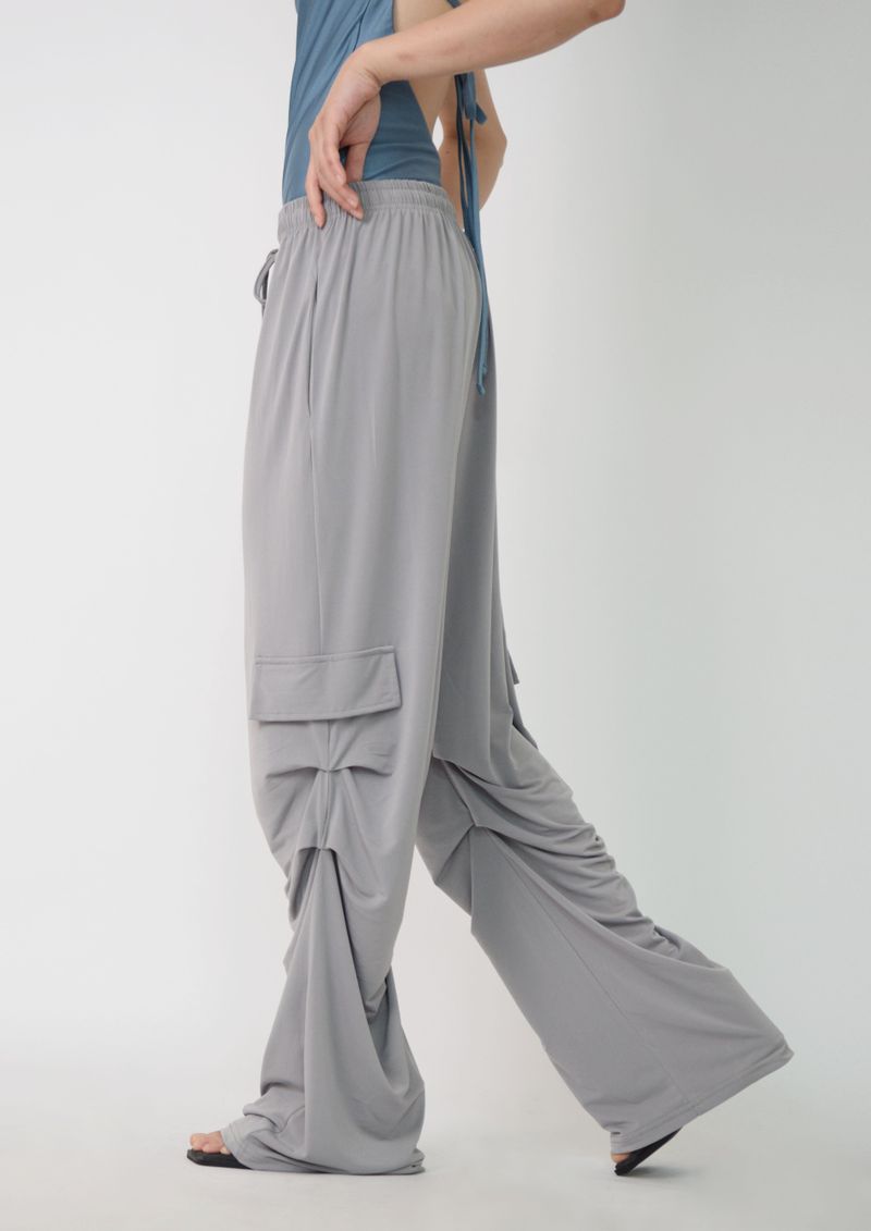 bottom shirring jogger pants