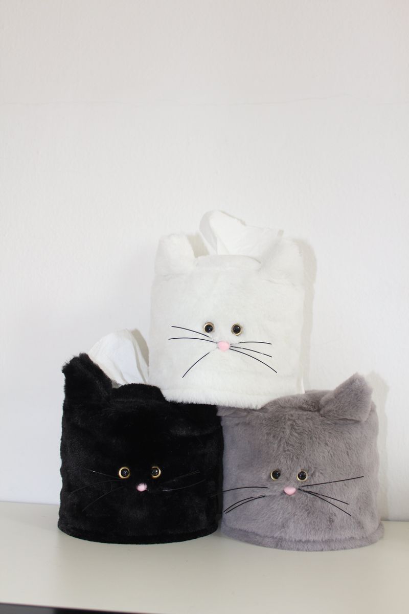 kitten roll tissue cover, tissue case