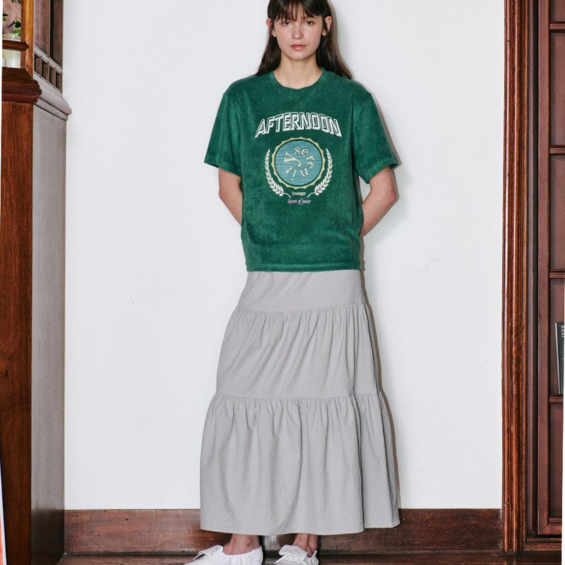 Cancan Long Skirt Grey