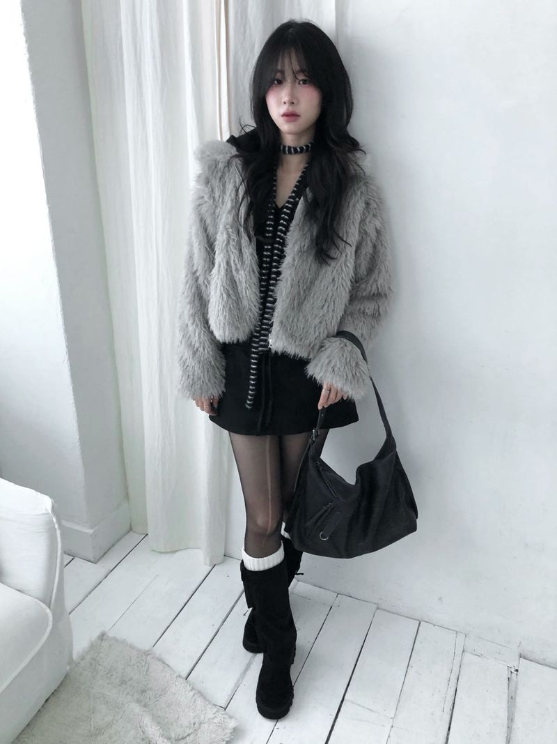 Swan Fur Jacket