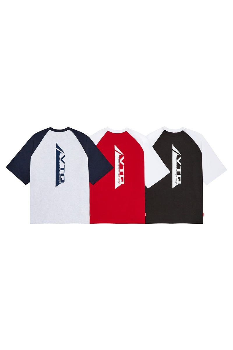 VENTIQUE Raglan Coloring T-shirt 3color
