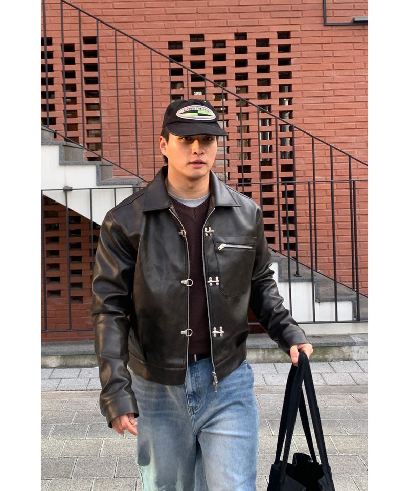 Pinter Hook Leather Jacket