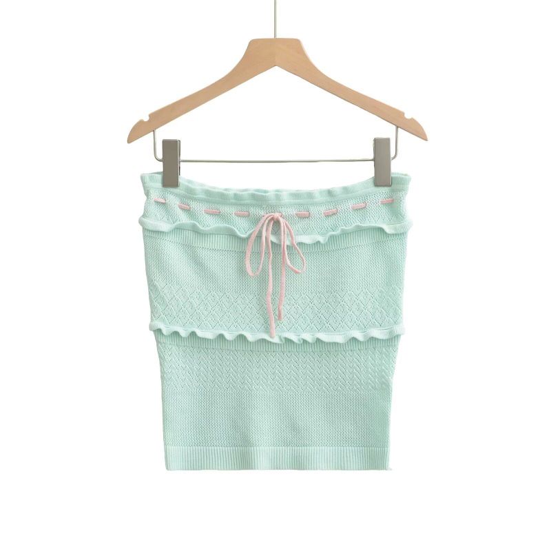 Nover Ribbon Knit Top