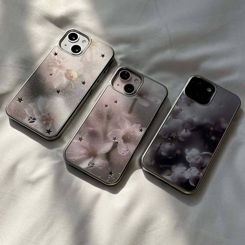 [MADE][Mirror Silver Bumper Case] Starlit Flower • Dahlia