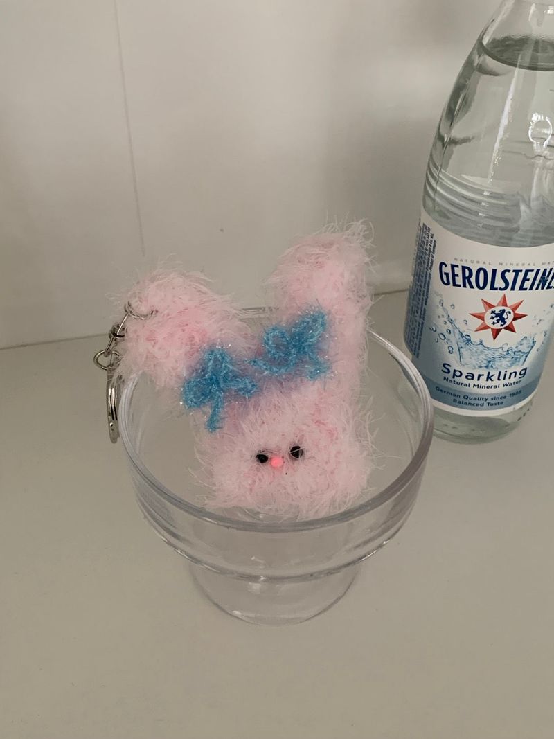 justformes2（ジャストフォーミー）の「Blue Ribbon Bunny Keyring（Toys/Key Holders）」