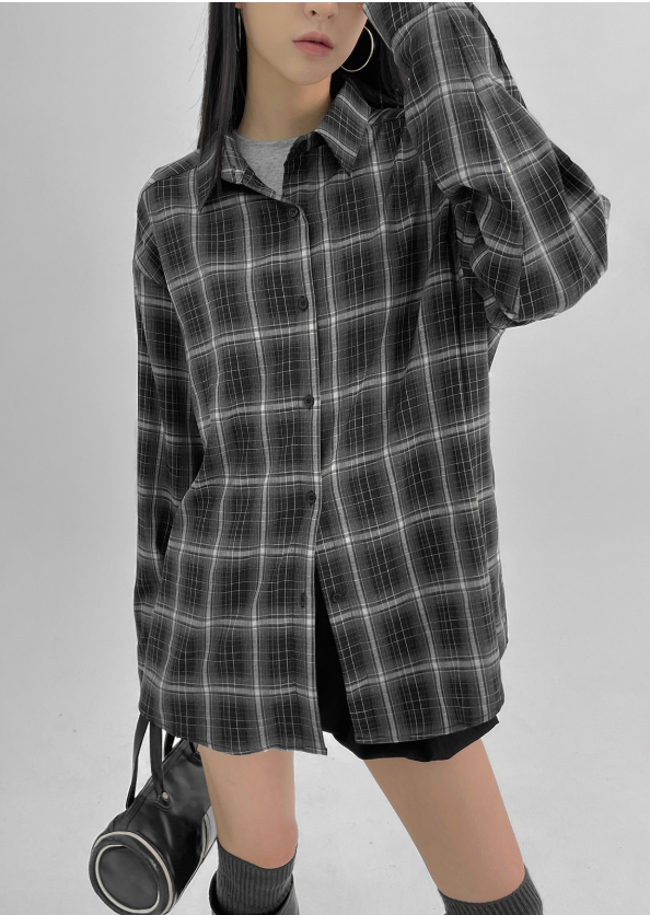 [MADE] Sloth Check Overfit Shirt