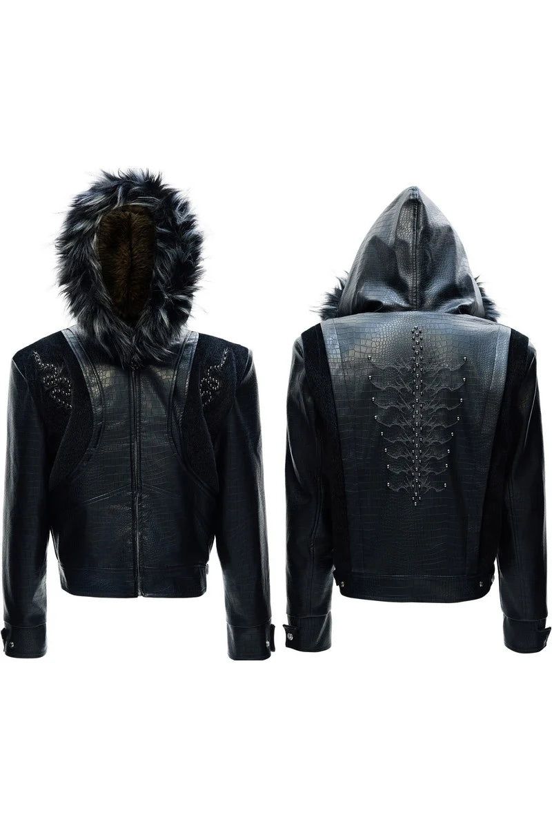 Croc Hooded Puffer Jacket