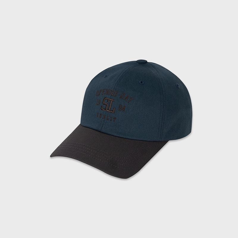 Sunlit（サンリット）の「SYMBOL LOGO BALL CAP (NAVY/BROWN)（Hats）」