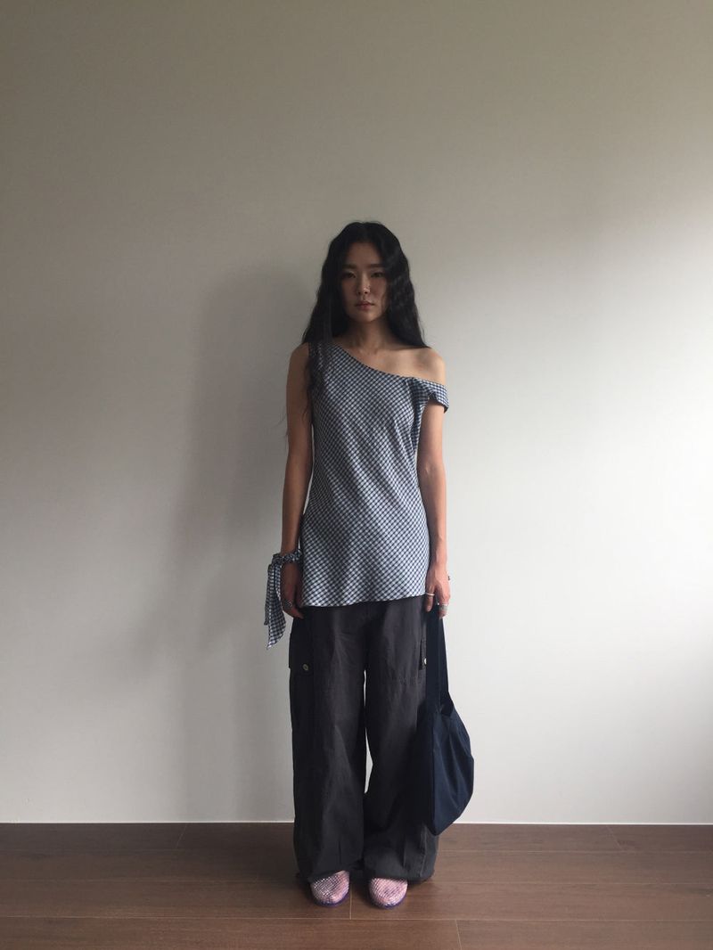 Peep Wide Cargo Pants (3color)