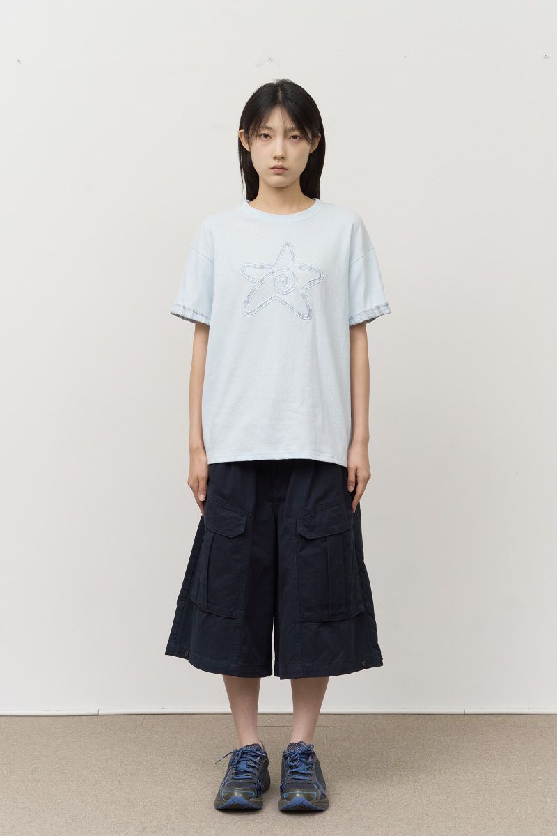 Mush Checked Half Top