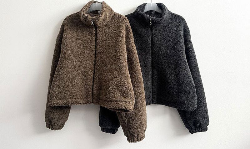 Pelo Thick Dumble Fleece Zip-Up Jumper