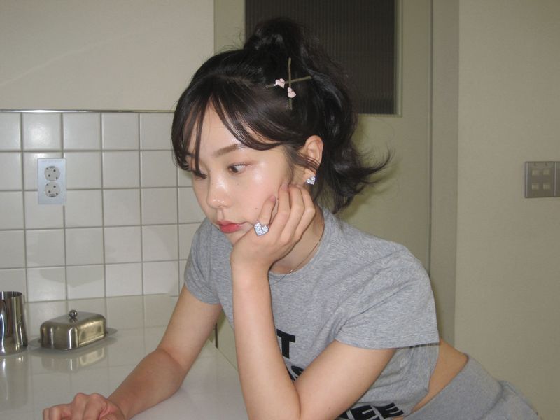 [925silver] Iconic heart earring
