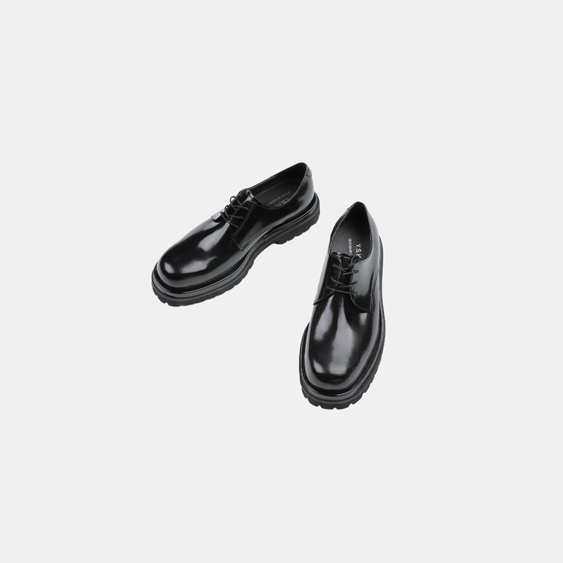 ASCLO Circle Derby Shoes (Black)