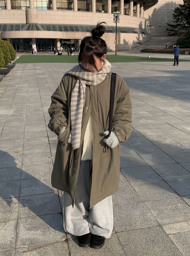 Act Long Padding Bomber Jacket