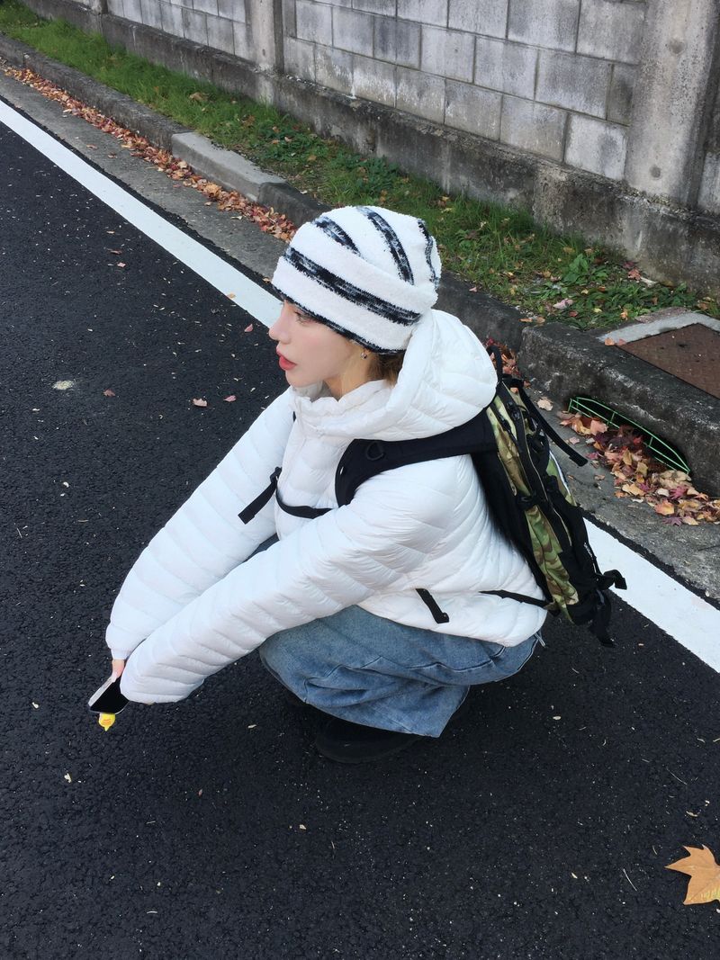 Detachable hood, two-way lightweight padding (4c)