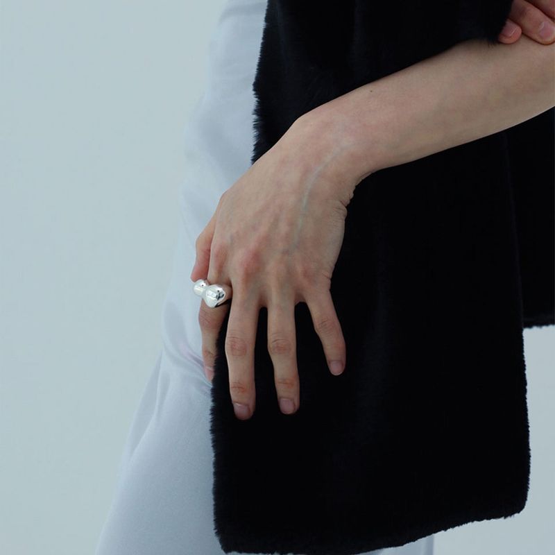 【MADE】 Close bold ring glossy