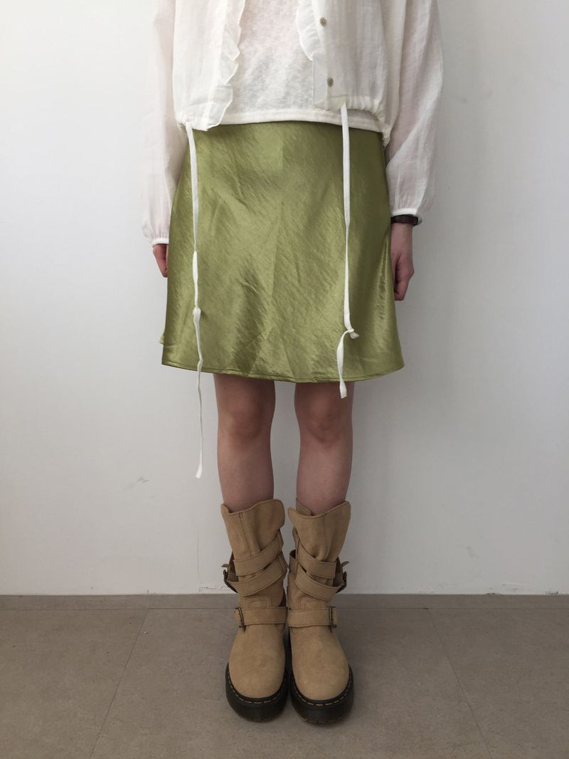 Cité slip midi skirt (5color)