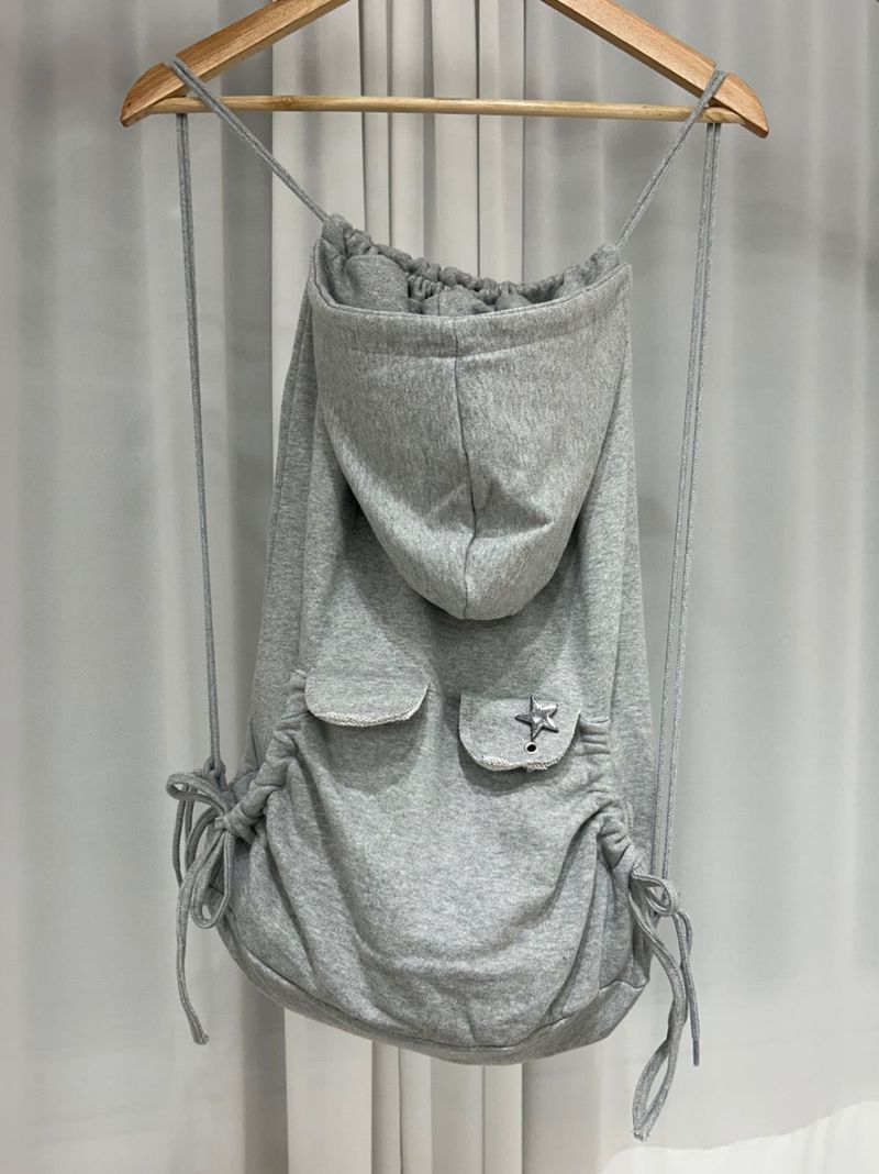 [MD PICK] bear hood backpack (2color)