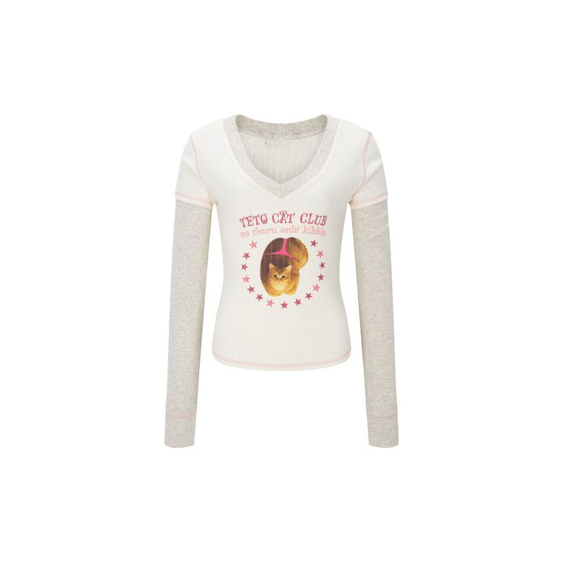 MINJIENA（ミンジエナ）の「Star Cat T-shirt（Tops）」